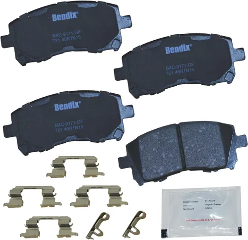Vista 169 de Pastillas de freno delanteras semi-metálicas Bendix Priority1 CFM1774 para Ford Transit 2019-2017, Transit-150 2021-2015, Transit-250 2021-2015
