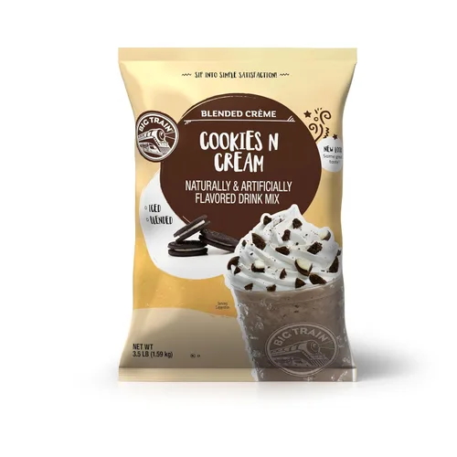 Vista 23 de Big Train Mezcla de bebidas de crema mezclada de fresas, 3.5 libras (paquete de 1)