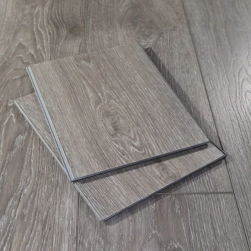Vista 13 de Muestra cortada de 12" de piso de tablones de vinilo de lujo Instalación de clic para bricolaje, capa de desgaste de 40 Mil, LVP impermeable