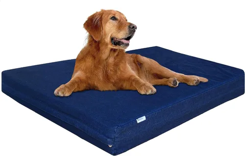 Vista 54 de Dogbed4less Cama ortopédica para perros con espuma viscoelástica para mascotas medianas y grandes, forro impermeable con cubierta externa de nailon
