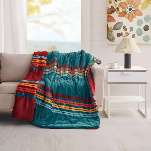 Vista 8 de Manta reversible de piel sintética de conejo a sherpa, súper suave y acogedora manta cálida para sofá, silla, cama, campamento, manta de cama