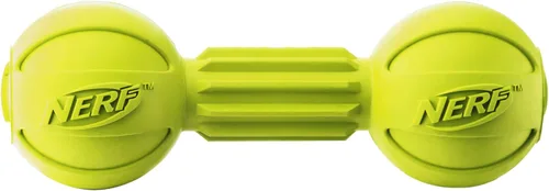 Vista 3 de Nerf Juguete de goma masticable para perros masticadores agresivos, ligero, duradero y resistente al agua, 7.5 pulgadas, para razas