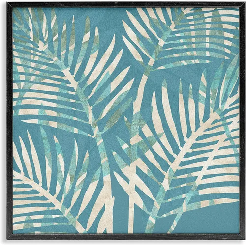 Vista 12 de Stupell Industries Arte Giclée enmarcado abstracto de hojas tropicales por Flora Kouta Enmarcado en blanco