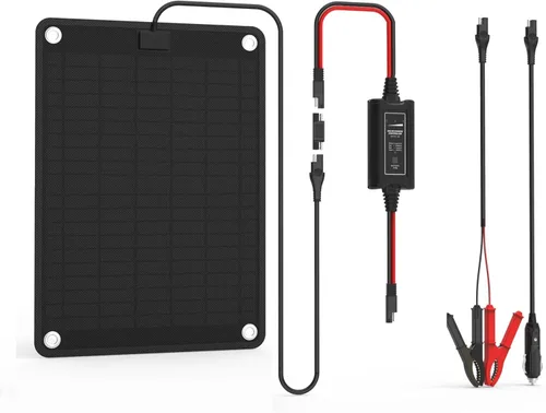 Mantenedor de cargador de batería solar, cargador de batería de remolque volcado, mantenedor de batería, cargador de remolque, kit de panel solar de