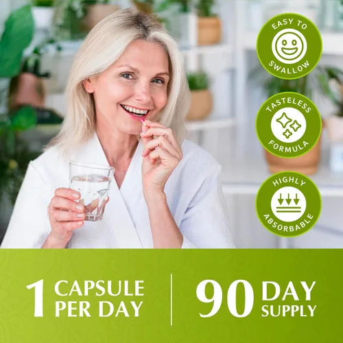 Vista 3 de Jiva Saffron Supplements – Cápsulas de extracto de azafrán puro de 88.5 mg con suplemento de cúrcuma y pimienta negra – Apoya la salud normal