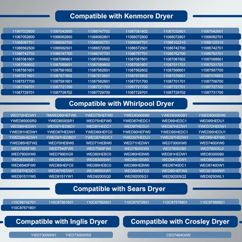 Vista 7 de wp8544771 para Whirlpool Duet Dryer Kit de elementos calefactores con 8544771 PS11746337 AP6013115 para Maytag Bravos xl Elemento calefactor, 279816