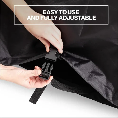 Vista 3 de Funda para bicicleta, impermeable para almacenamiento de bicicletas al aire libre para 1, 2 o 3 bicicletas. Material resistente Ripstop. 2 tipos