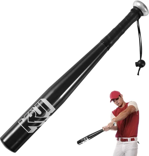 KRUI - Bate de béisbol de aluminio, bate de autodefensa de 45,7 cm, bate ligero para el comprobador de neumáticos, pesca, para mantener en el hogar,
