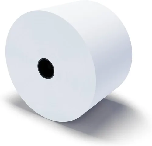 Vista 6 de (5 paquetes de 10 rollos) rollos de papel térmico de 2 1/4 x 55 (50 rollos) especialmente hechos para Clover Flex Mini, Square Terminal, Ingenico VX