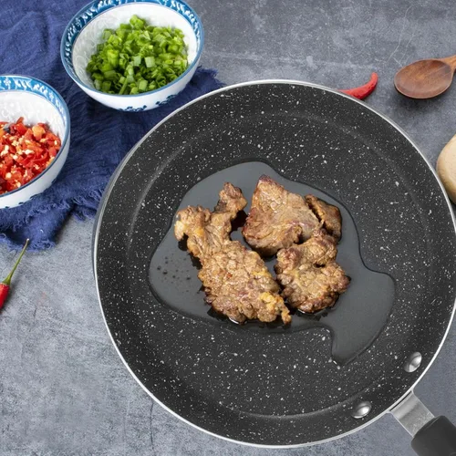 Vista 5 de Sartén antiadherente de 7 pulgadas: Sartén para freír huevo para tortilla para freír saltear cocinar pizza y más (sin tapa)