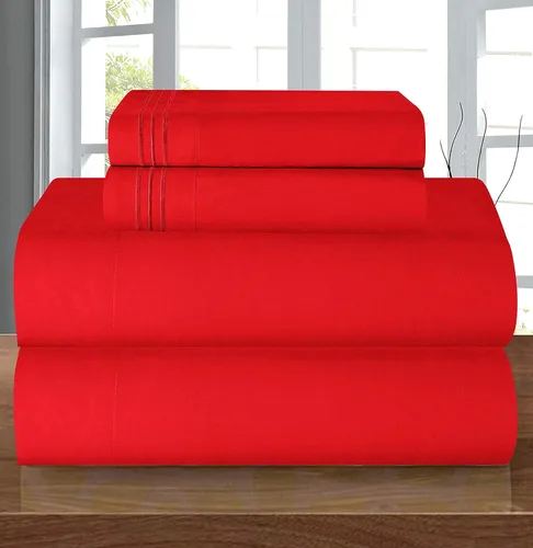 Vista 35 de Elegant Comfort - Juego de sábanas de microfibra de 1500 hilos de calidad hotelera prémium de 4 piezas - Resistente a arrugas, sábana bajera