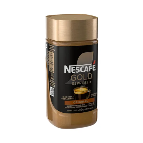 Vista 2 de NESCAFE Café instantáneo Gold Express, 7.05 oz/7.1 onzas, {Importado de Canadá}
