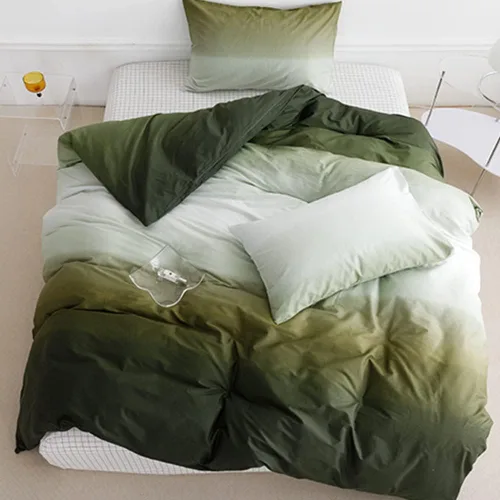 Vista 27 de CLOTHKNOW Juego de edredón de 3 piezas a cuadros color beige óxido, tamaño Full, juego de ropa de cama de cuadros edredón terracota con 2 fundas
