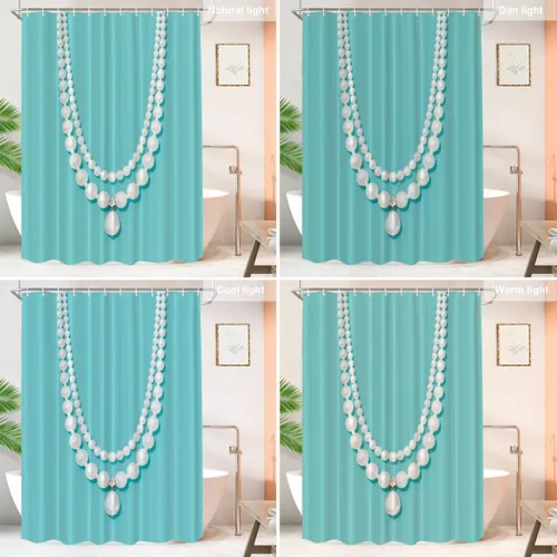 Vista 589 de Shrahala Father and Child Embracing No Hooks Shower Curtain with Snap in Liner Set, Tender Moment Captured Bathroom Décor Polyester Fiber Waterproof