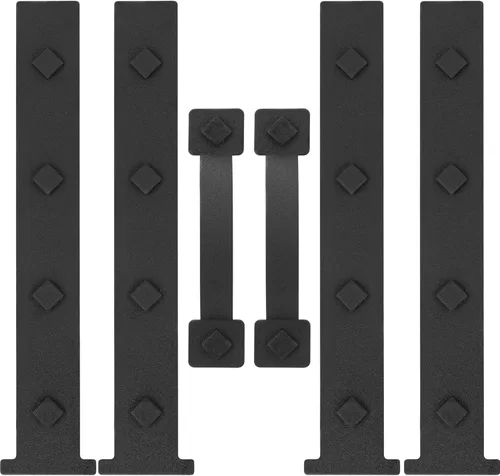 HILLMASTER Accesorios decorativos magnéticos para puerta de garaje, 6 piezas de imanes rectangulares para puerta de garaje, acentos para puerta de