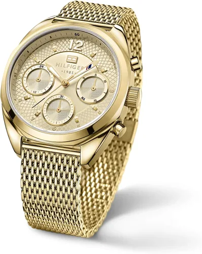 Vista 2 de Tommy Hilfiger 1781488 Reloj analógico en tono dorado para mujer