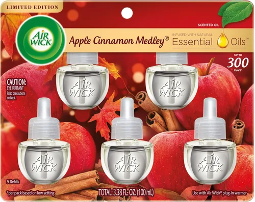 Vista 15 de Air Wick Repuesto de aceite perfumado enchufable, infundido con aceites esenciales, ambientadores enchufables para el hogar, aroma de otoño