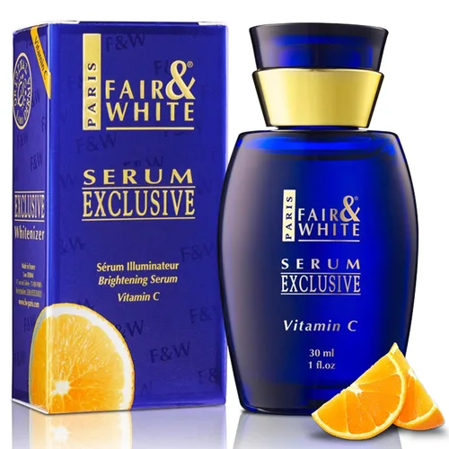 Fair & White Exclusive, suero de vitamina C – 1.0 fl oz / 1 fl oz – Suero iluminador de la piel