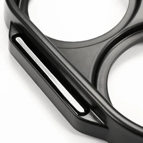 Vista 9 de Kojem Cubierta de calibre compatible con Harley-Davidson Road Glide 1998-2013 Reemplazo para cubierta de velocímetro 67923-98B 21906 Negro