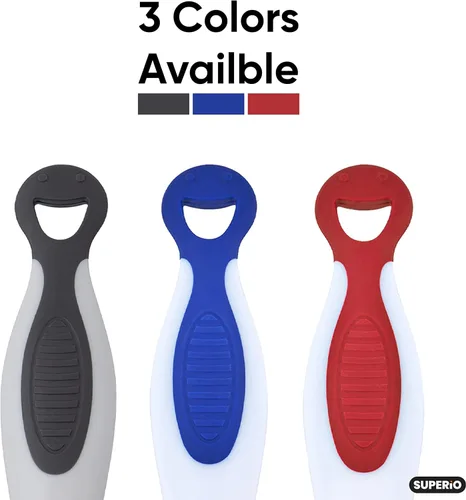 Vista 5 de Superio Escobilla de ventana de 6" con mango de agarre y gancho para colgar (azul)