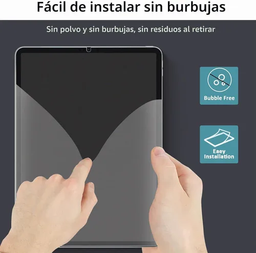 Vista 5 de Ambison Paquete de 1 protector de pantalla de vidrio mate compatible con iPad Mini A17 Pro 2024 y iPad Mini 7/6ª generación de 8.3 pulgadas