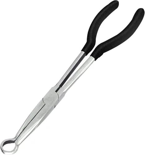 Vista 8 de Juego de alicates de 1 pieza de 11 pulgadas de largo alcance, juegos de alicates de punta de aguja larga, ángulo de 25 grados, diseñado