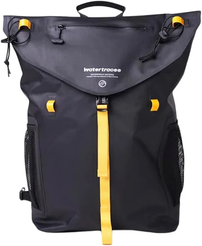 Vista 8 de Mochila impermeable, bolsa seca para actividades acuáticas, canotaje, kayak, paddle boarding, Negro -, Estándar, Impermeable