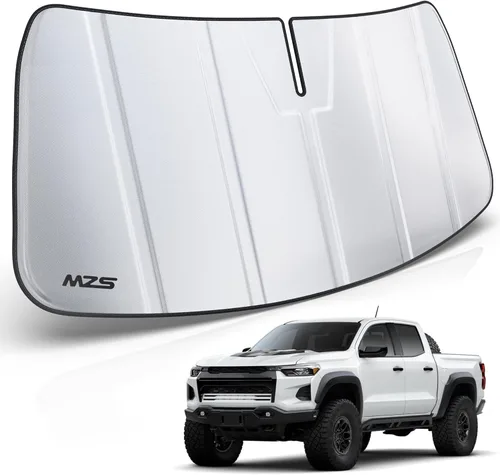 Vista 44 de MZS Parasol para parabrisas compatible con RAV4 2019-2026 / RAV4 Prime 2021-2026, parasol plegable para ventana delantera de SUV con bolsa