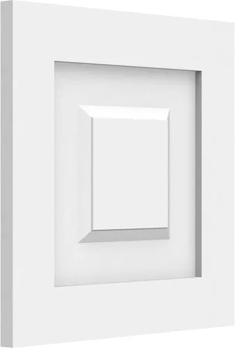 Ekena Millwork Panel de pared decorativo Harrison de 12 pulgadas de ancho x 12 pulgadas de alto x 5/8 pulgadas de alto