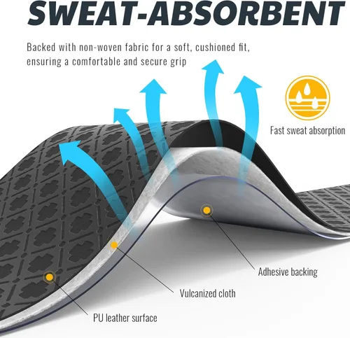 Vista 3 de JAYA 2 Pack PU Bat Grip Tape – 1.1mm Non-Slip Polyurethane Handle Wrap for Baseball & Softball Bats, Soft Feel & Pro-Level Control