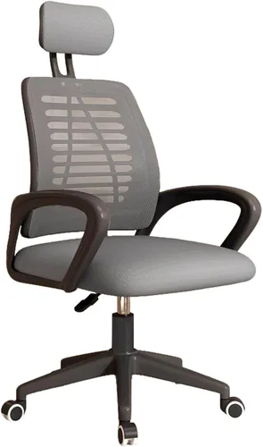 Vista 9 de Ergonomic Office Computer Chair with Extended Armrest, Adjustable Desk Chair with Swivel Headrest, Thickened Latex Sponge Cushion, Enlarged Nylon