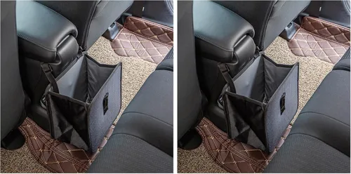 Fekey&JF Cubo de basura plegable, bolsa de almacenamiento impermeable a prueba de fugas con gran capacidad, accesorios para el interior del