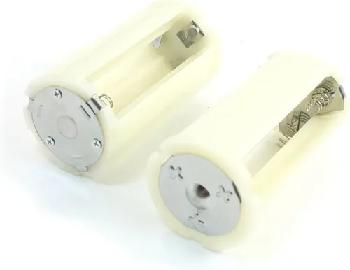 IIVVERR 2 piezas de conexión paralelo 3 x 3,7 V 18650 caja de soporte de batería (2 piezas de conexión en paralelo 3 x 3,7 V 18650 caja de la caja