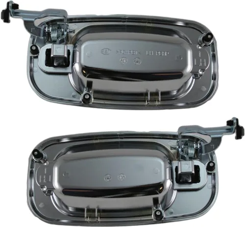 Vista 2 de AM Autoparts Juego de manijas de puerta exterior cromadas traseras para camioneta Chevy GMC Cadillac