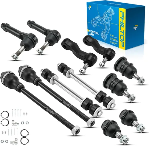 Vista 238 de PHILTOP Kit de suspensión delantera brazo de control inferior con rótula y barra estabilizadora, enlace final compatible con Chevrolet Captiva