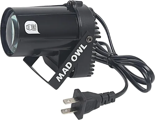 Vista 7 de Foco de bola de discoteca LED Pinspot Light - Luz de fiesta de bola de espejo motorizada