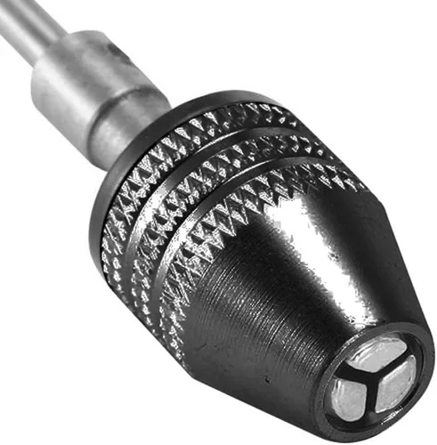 Vista 7 de Mesee 2 unidades de mini taladro de mandíbula sin llave, adaptador de portabrocas de cambio rápido, mini herramienta de conversión de pinza