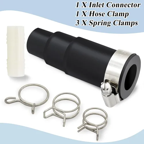 Vista 6 de Adaptador de manguera de drenaje para lavavajillas para eliminación de basura, conector de lavavajillas, kit de conector de manguera de lavavajillas