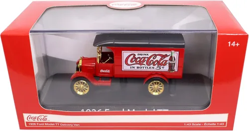 Vista 5 de Motor city classics Coca-Cola Diecast coleccionable 1926 Ford Model TT Delivery Van 1:43 Diecast Scale Model 443026 Producto