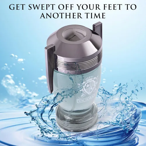 Vista 3 de Victorious for Men Eau De Toilette - Fragancia amaderada y acuática - Hoja de laurel aromática y jazmín y base amaderada de madera de guayaco