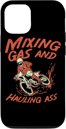 Vista 28 de Mixing Gas & Hauling Ass - Dirt Racer Dirt Biking Dirt Bike Case for iPhone 17