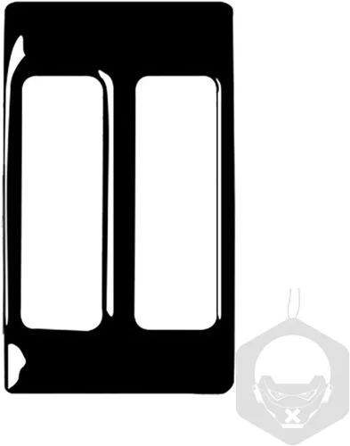 Vista 2 de Adhesivo decorativo ABS para salida de aire central de automóvil, compatible con Toyota Land Cruiser Prado 2010 2011 2012 2013 2014 2015 2016 2017