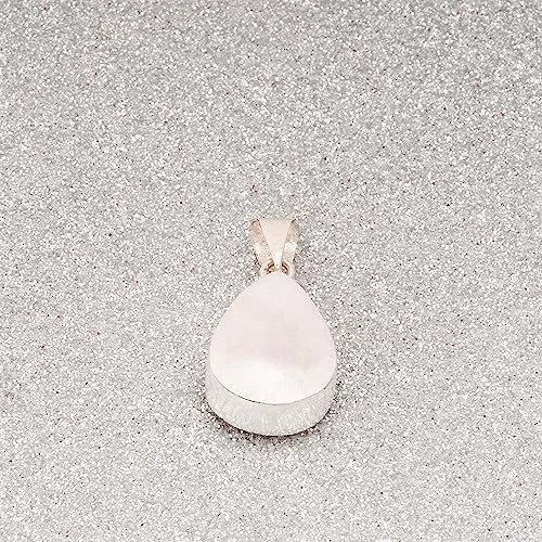 Vista 6 de Collar de topacio amarillo, colgante de mujer de topacio amarillo. Collar de topacio amarillo de pera. Colgante de topacio amarillo plateado. Collar