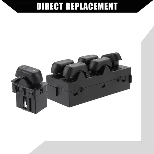 Vista 4 de NO.5L1Z-14529-AA/5L1Z-14529-BA/Master - Interruptor de ventana eléctrica para Ford F-150 2004-2008 para Lincoln Mark LT 2006-2007, interruptor