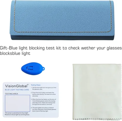 Vista 6 de Estuche rígido para lentes y lentes de sol para hombresmujeres y niños