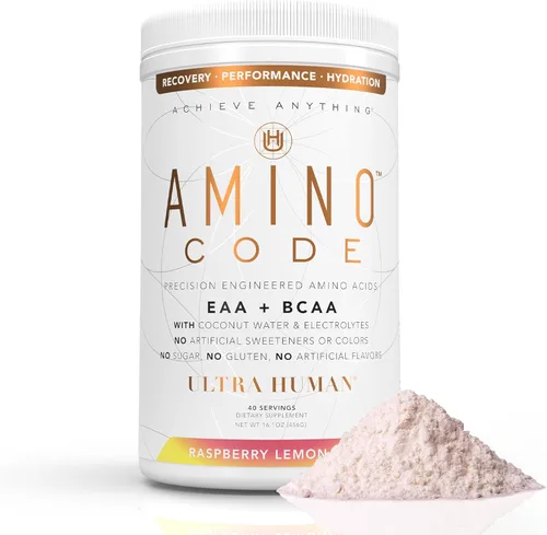 Vista 10 de Ultra Human Amino Code Aminoácidos esenciales + BCAA + electrolitos de agua de coco Bebida energética de aminoácidos saborizados