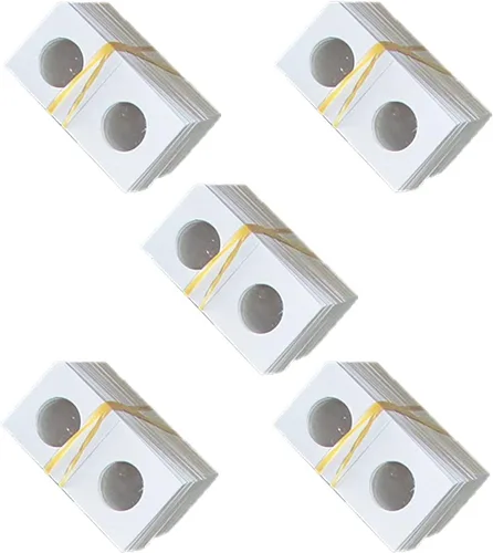 Vista 17 de Guardhouse 1 ½ x 1 ½ soportes para monedas de papel para centavos y monedas de diez centavos, 100