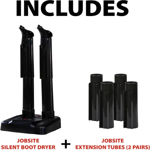 Vista 2 de Wader Boot Dryer Kit - Silent Boot Dryer with Tall Wader Extensions - Fanless Convection Dry - Helps Reduce Odor