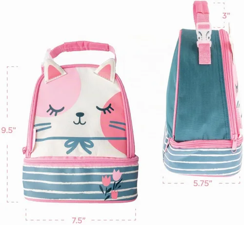 Vista 3 de Stephen Joseph Girls Lunch Pal, Gato Rosa