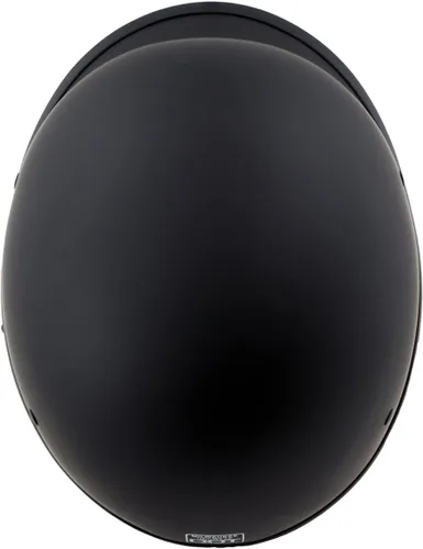 Vista 5 de Milwaukee Helmets Casco de media cara de motocicleta estilo polo negro mate aprobado por DOT MPH9750DOT - L